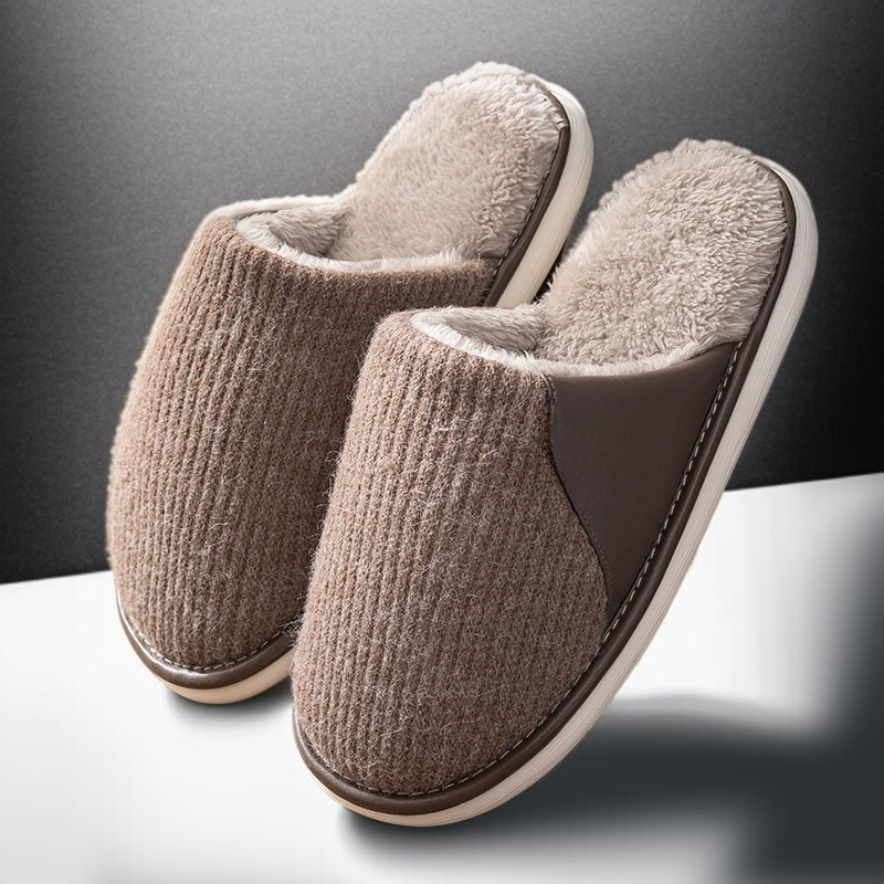 秋冬室內保暖加絨拖鞋