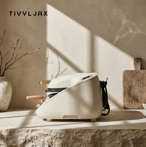 베이컨과 토스트가 완성된 아침식사