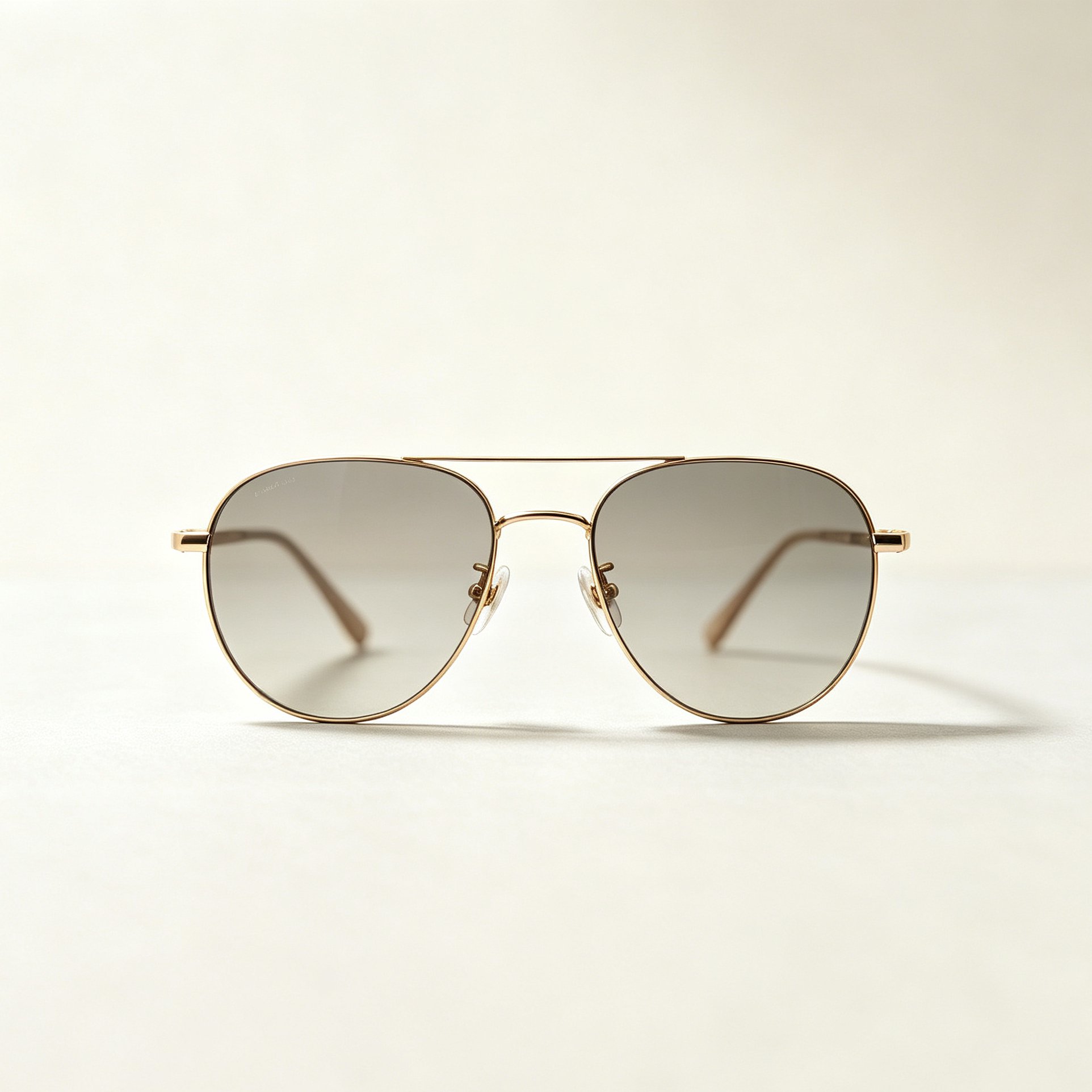 Trendy Gold Rim Sunglasses