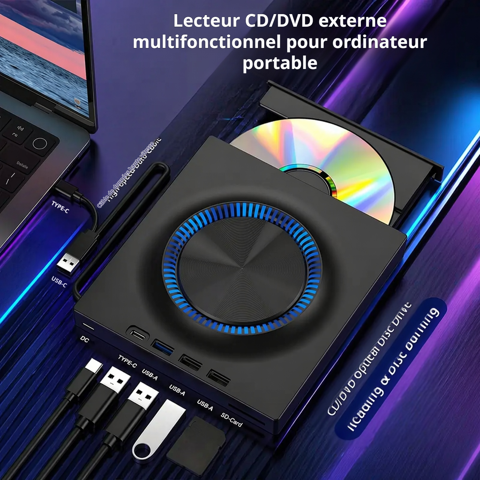 Installation facile du graveur DVD USB