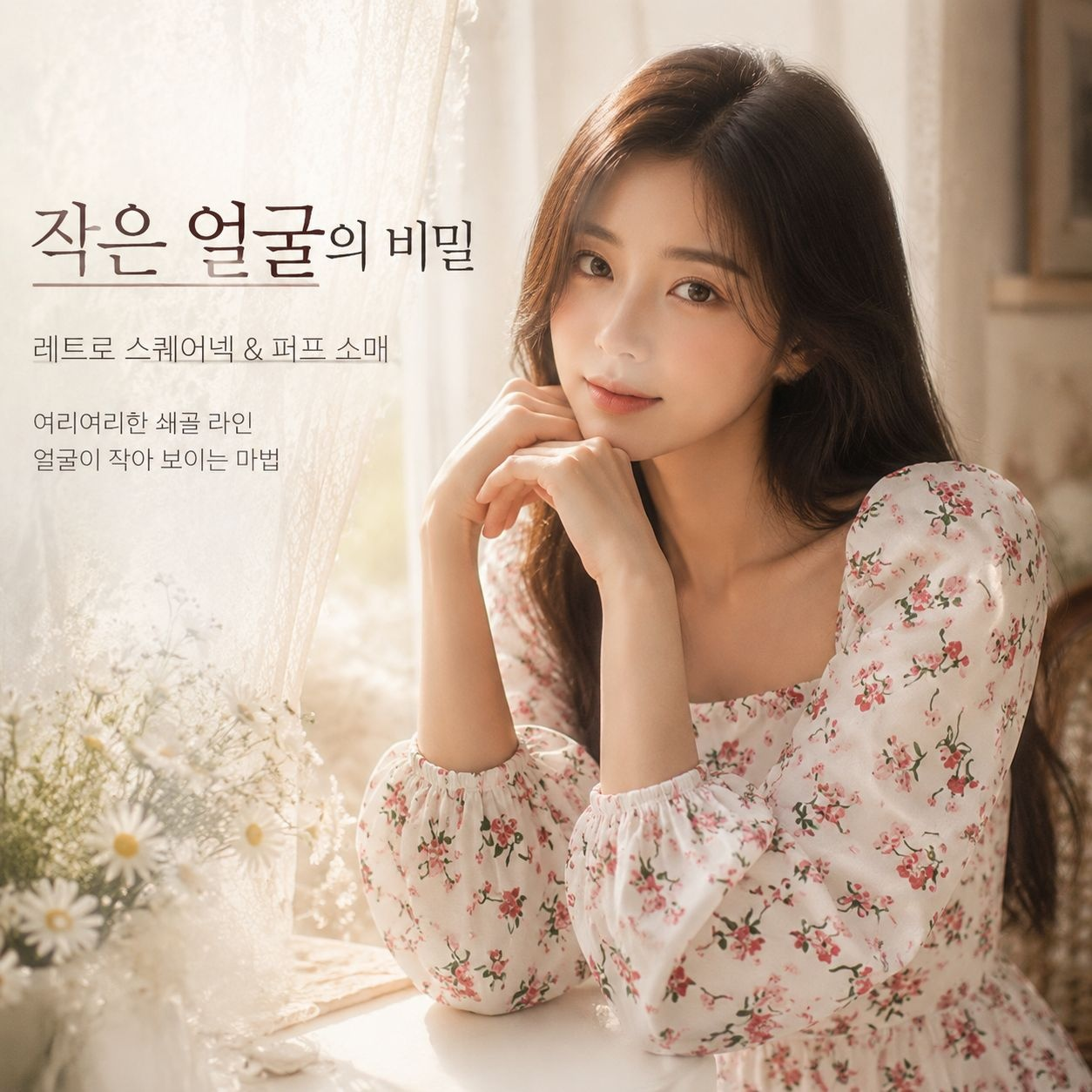 섹시 트임 긴팔 원피스 미디 길이