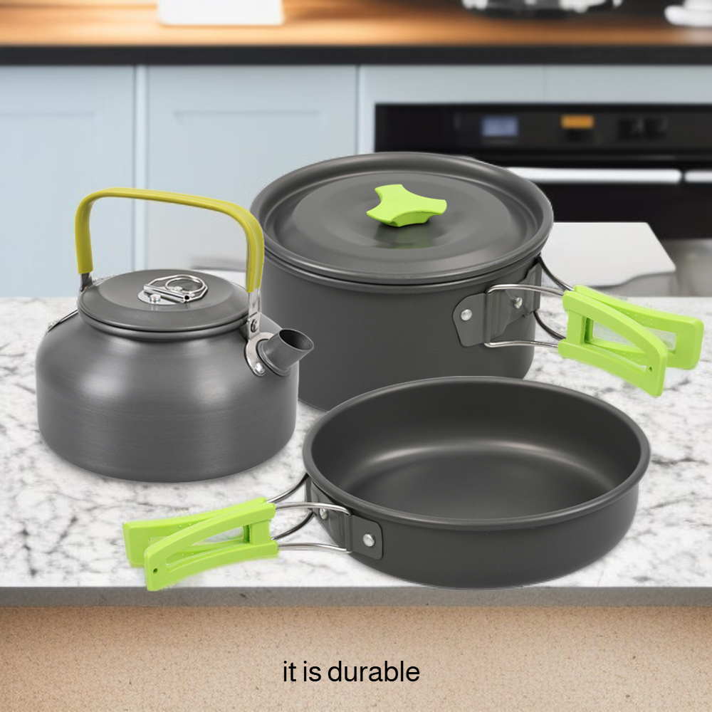  Portable Cookware and Kettle Set