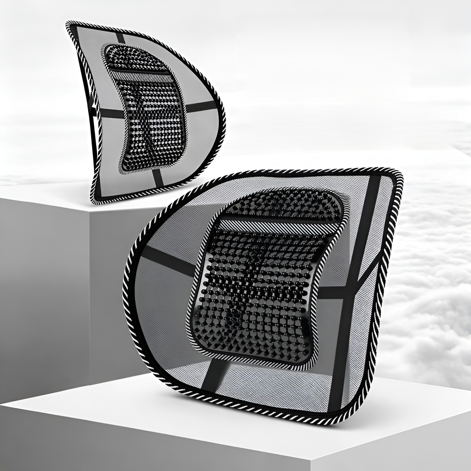 Ventilated back support pad