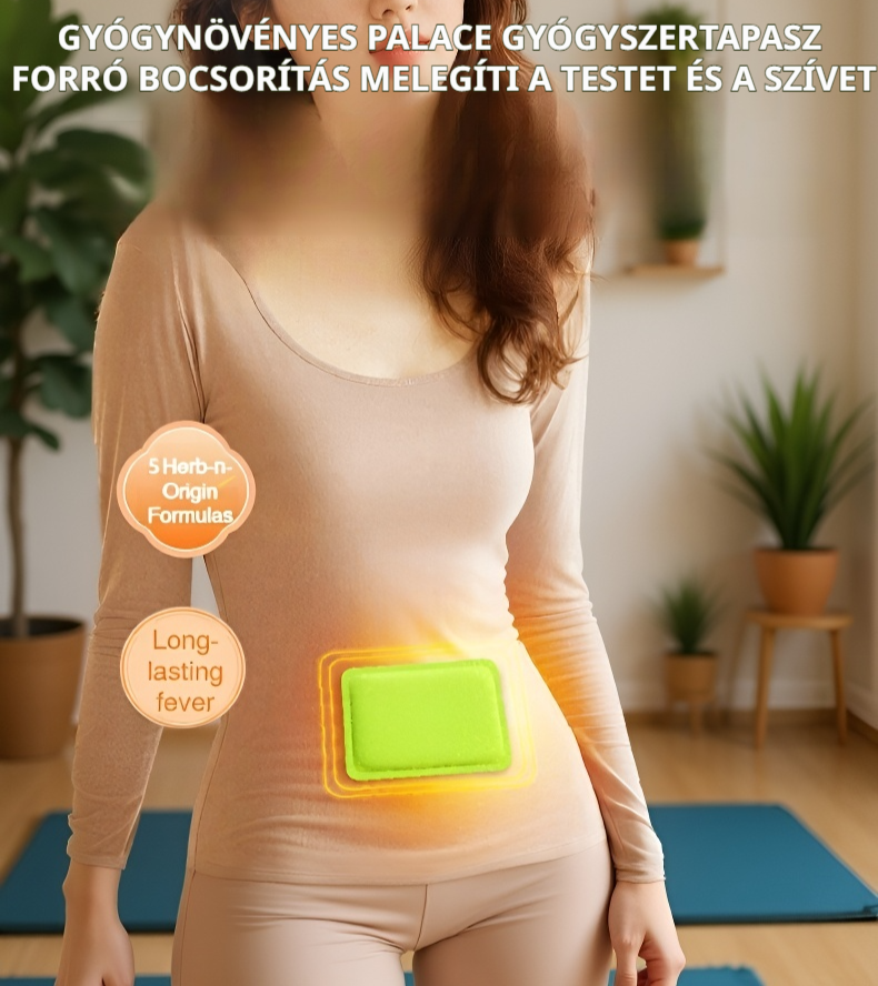 Melegítő tapasz használata a gyomor területén