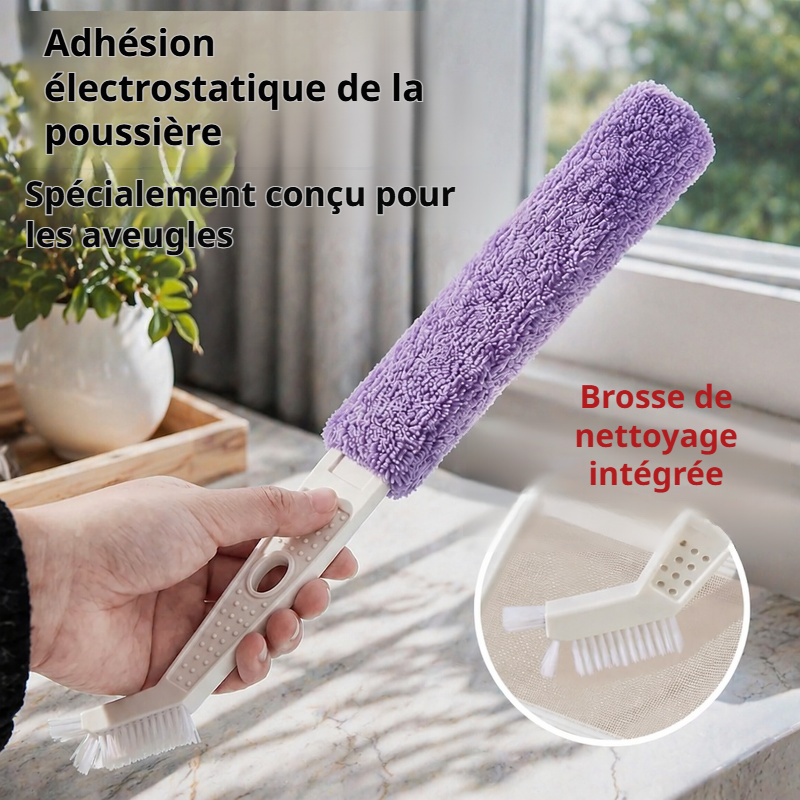 Bâton de nettoyage multifonctionnel à poussière avec adsorption électrostatique