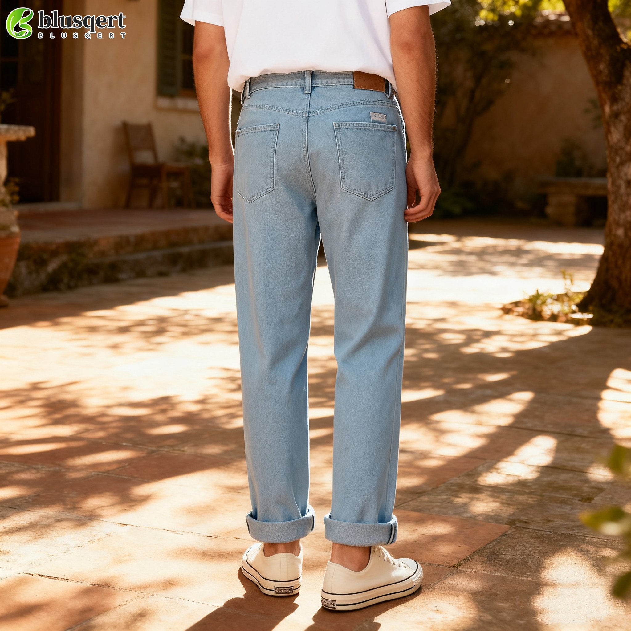 남성 스트레이트 핏 청바지