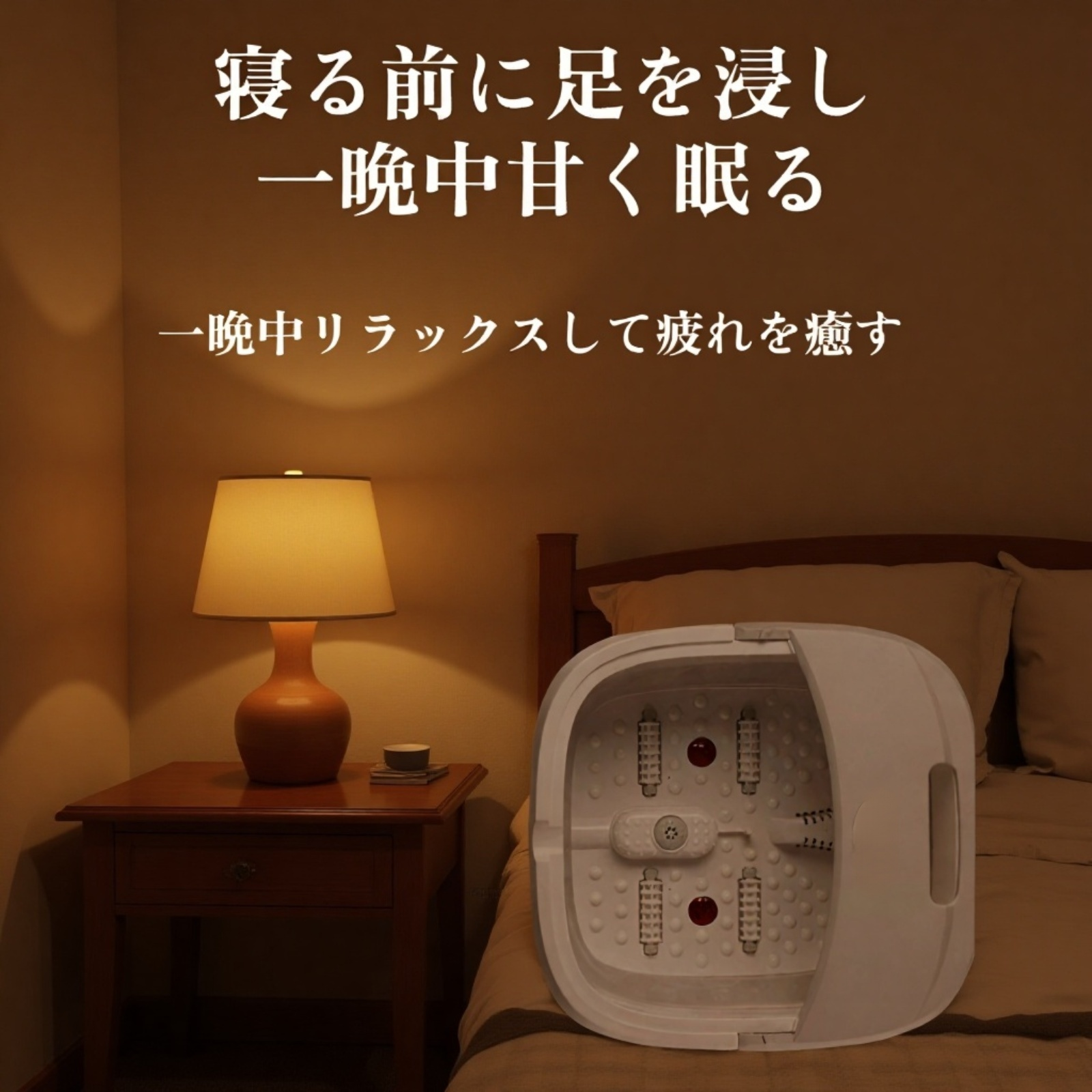 折りたたみ式フットバス恒温足浴バケツ