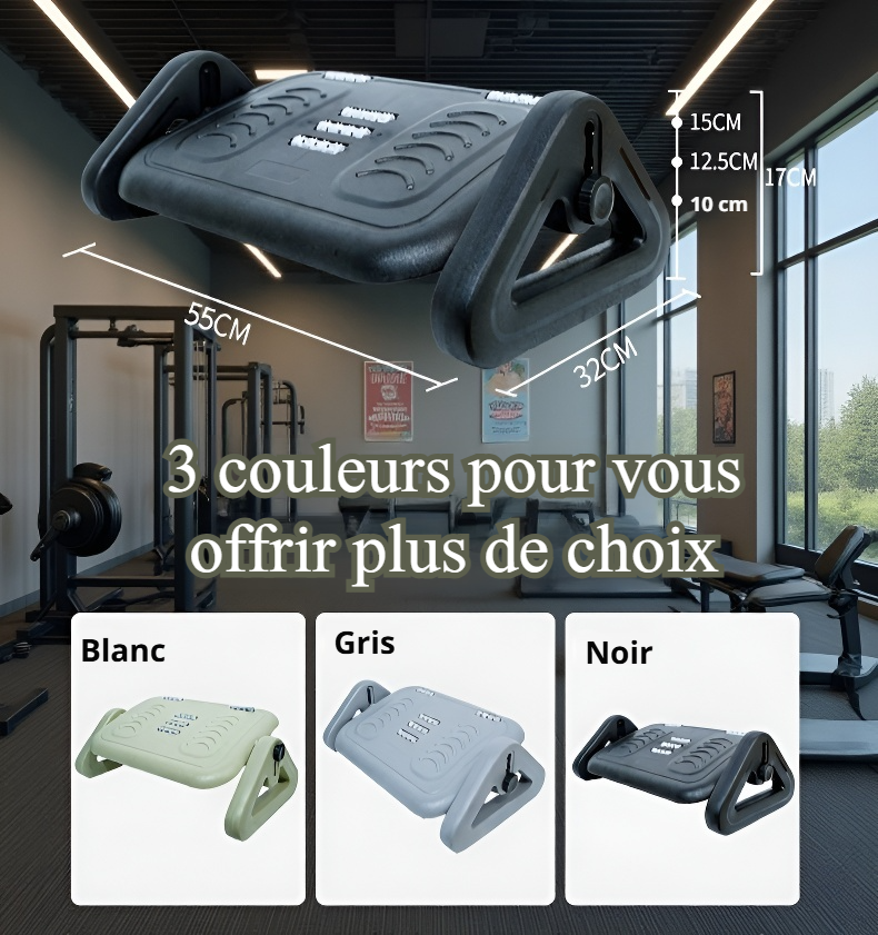 Mobilier ergonomique pour le bien-être des pieds