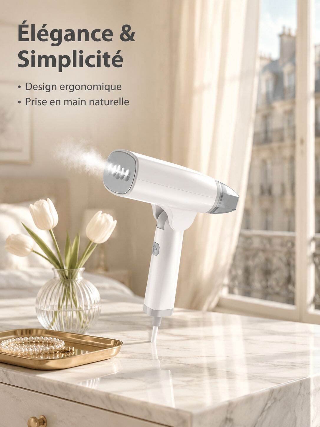 Défroisseur vapeur portable à main