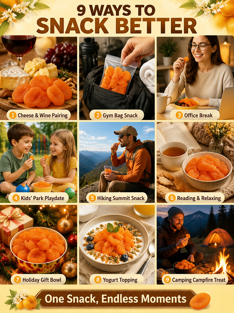 Plump and Chewy Premium Sun-Dried Apricots