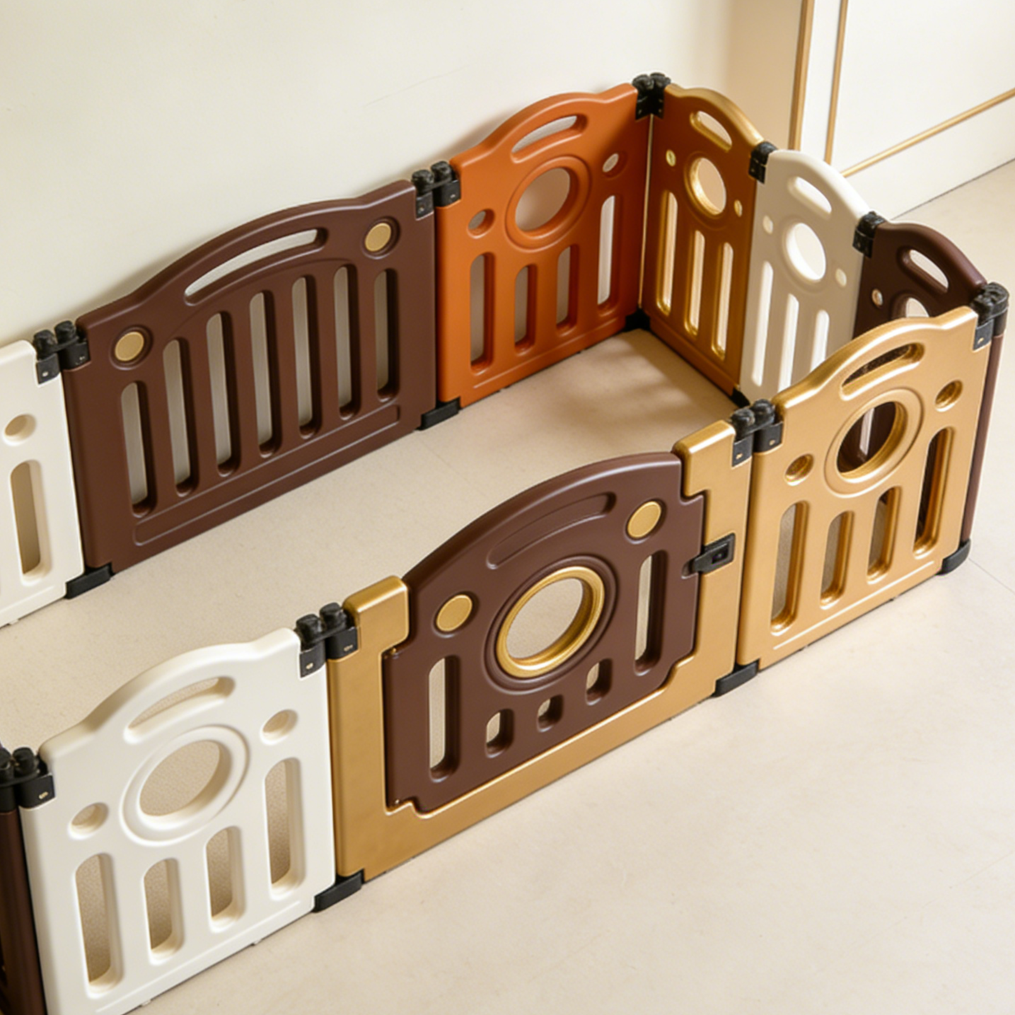 彩色組合兒童安全圍欄