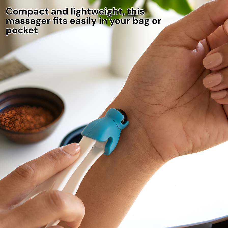 Portable Magnetic Beads Hand Massager for Soothing Fatigue
