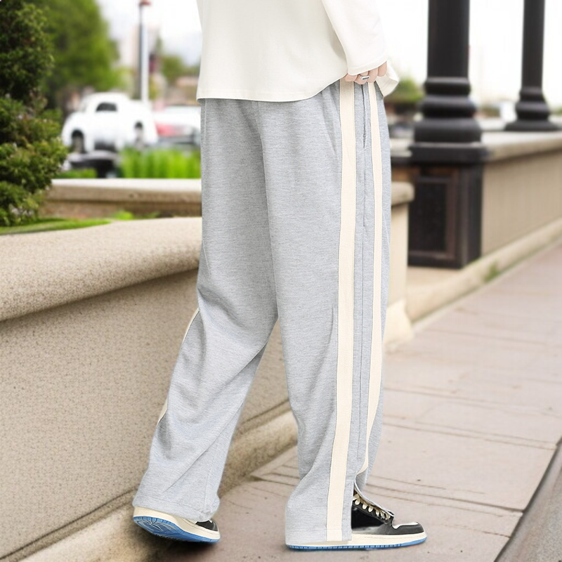 男性春秋カジュアルパンツゆるい長ズボンストレートカップル秋カジュアルパンツ