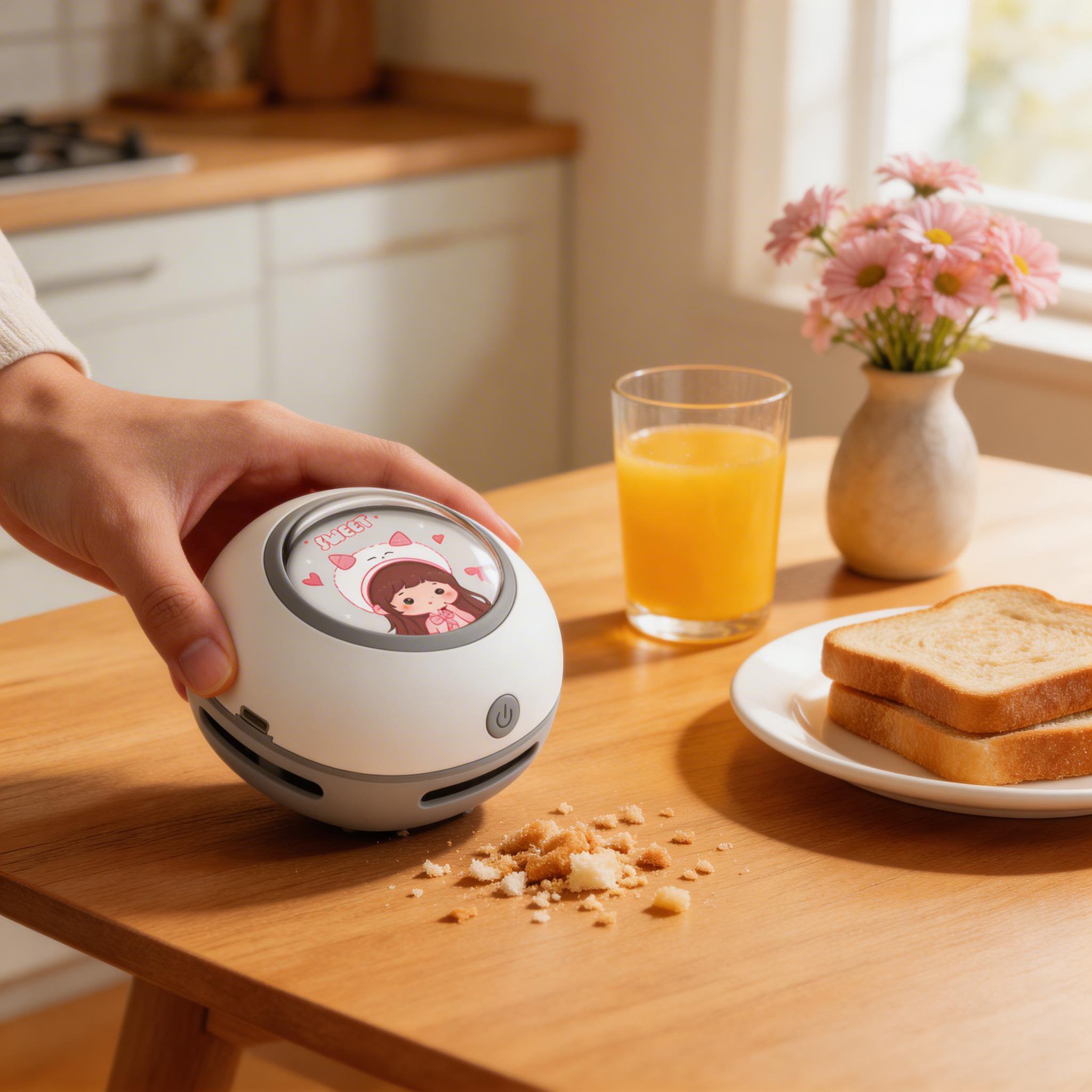 Aspiradora de escritorio portátil recargable de gran potencia