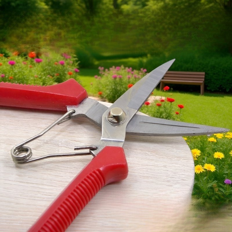 두꺼운 가지치기 가위 원예가위 스트레이트 묽은 과일가위 과일채취 가지치기 도구
