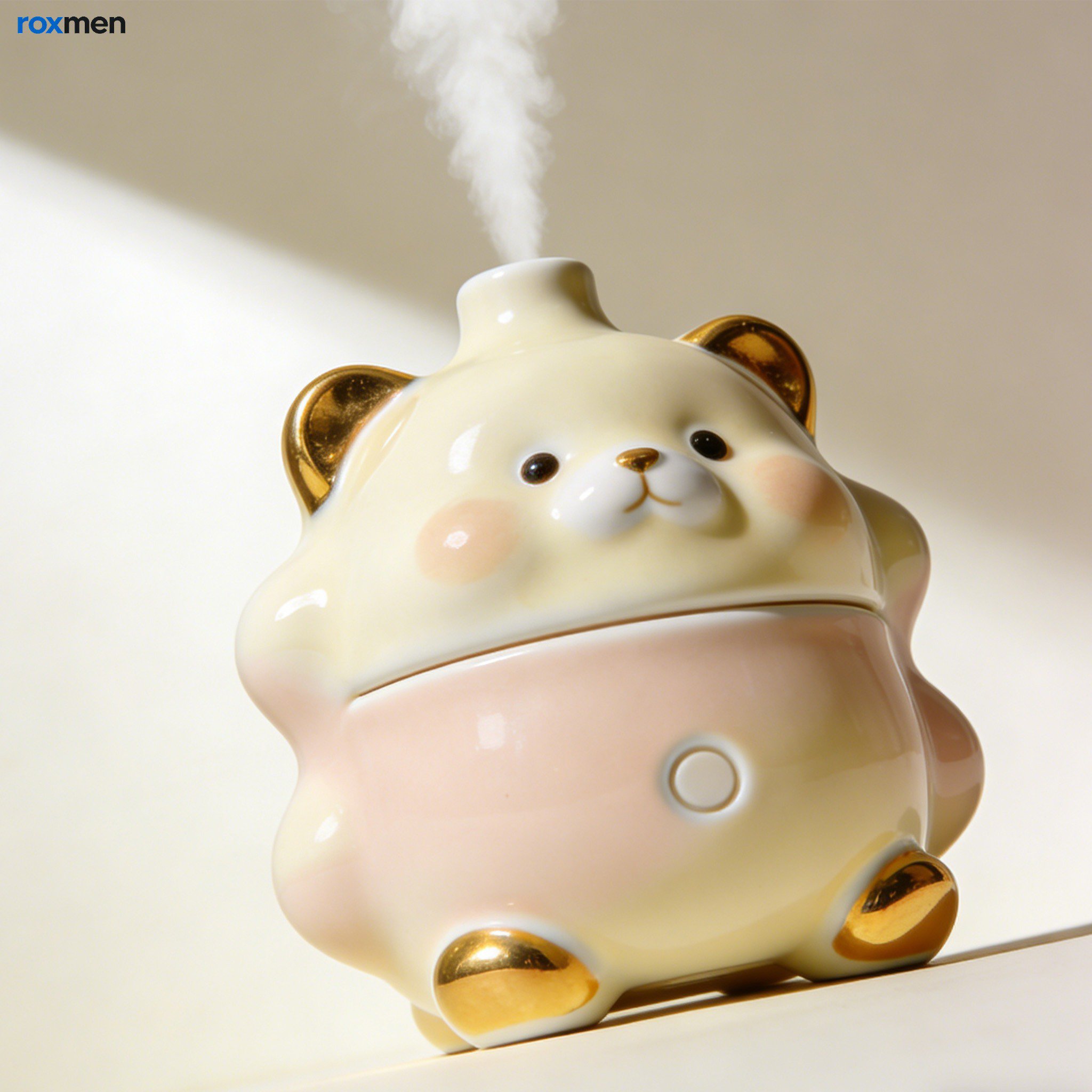 현대적인 디자인의 초음파 가습기