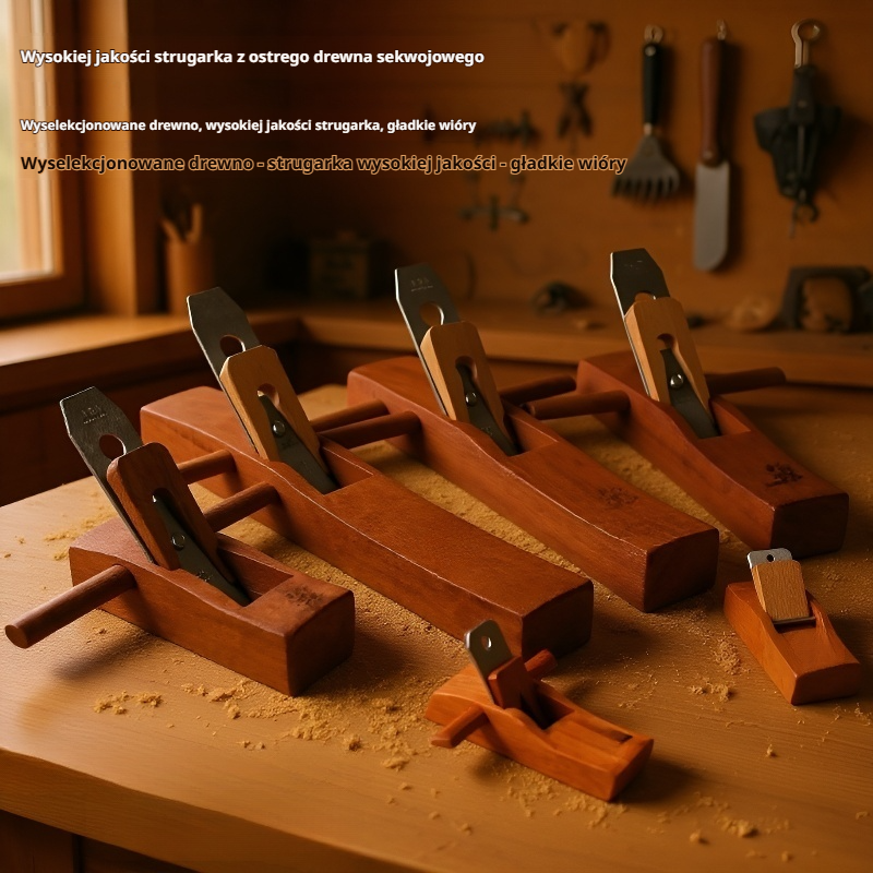 Wytrzymały strug stolarski do domowego użytku, obróbki i fazowania krawędzi