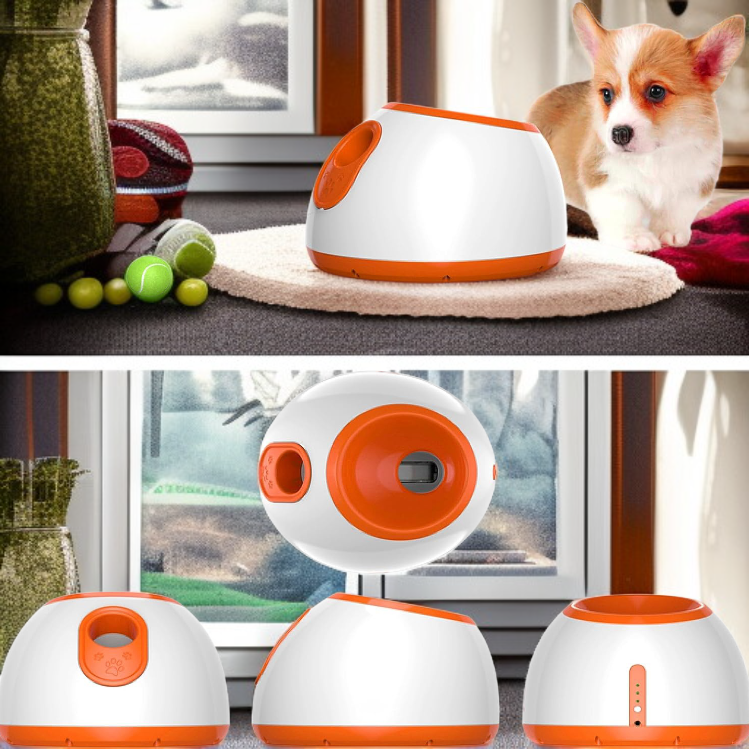 犬用テニスボール投げマシン