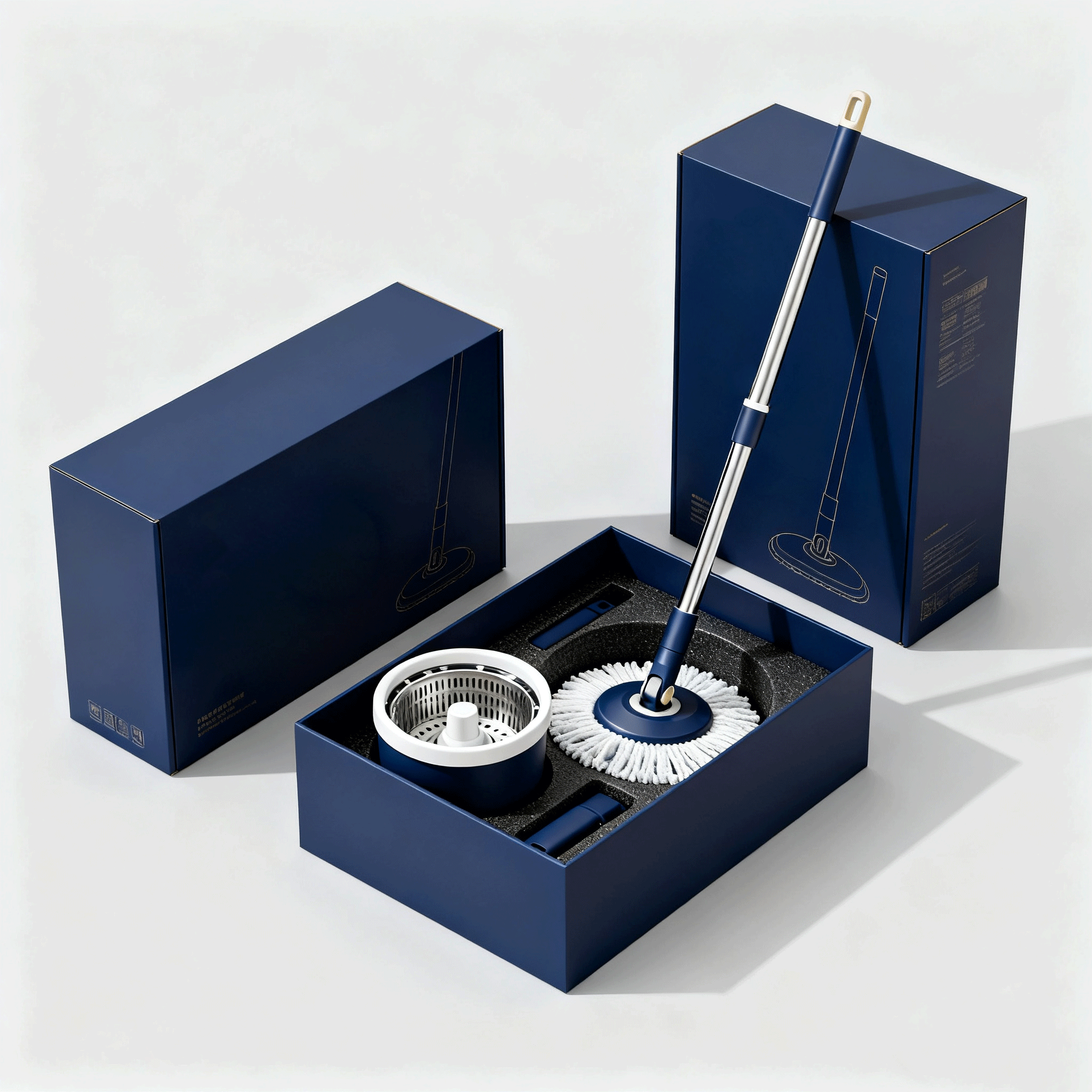 Otočný úklidový mop set