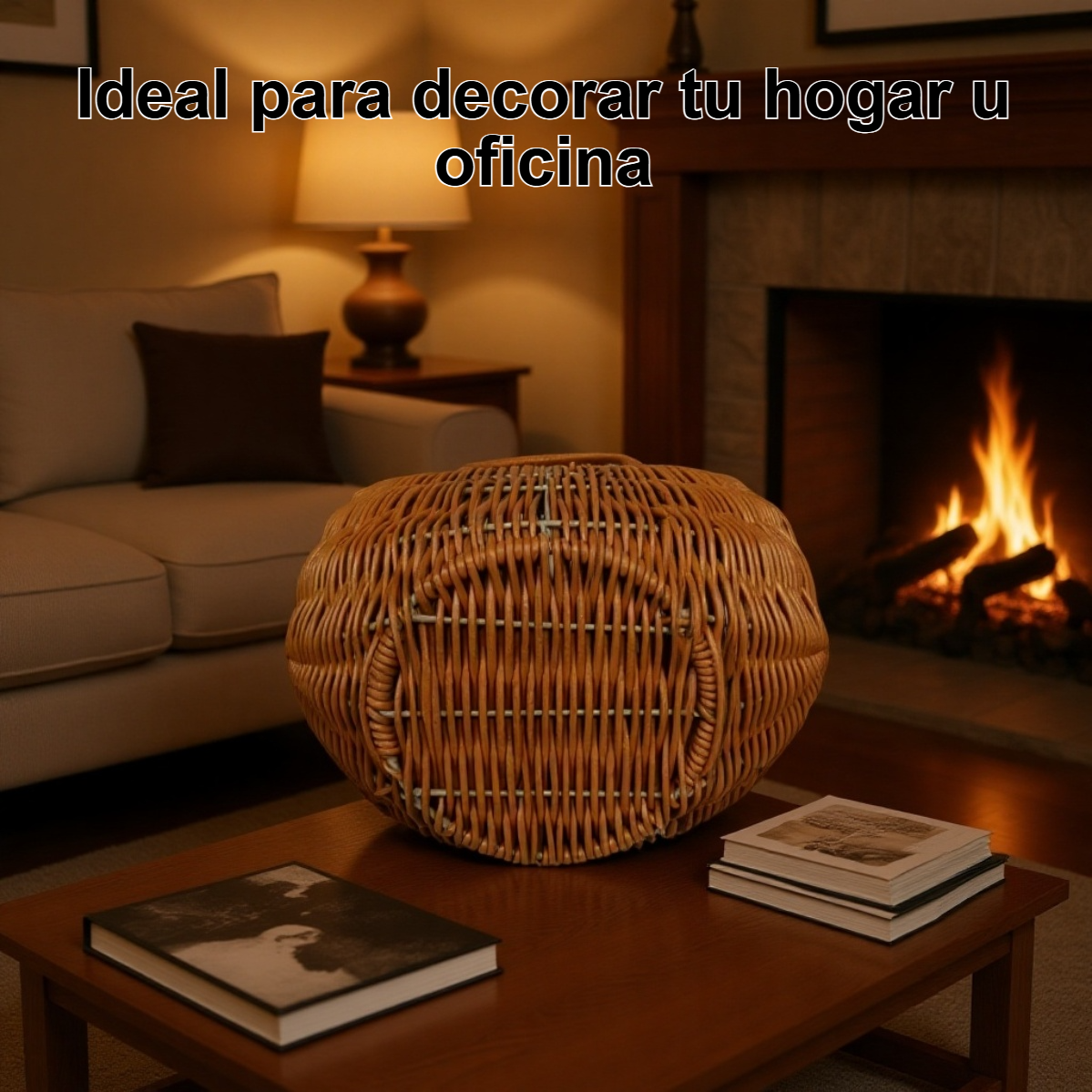 Cesta de flores de mano, cesta de frutas de imitación de ratán.