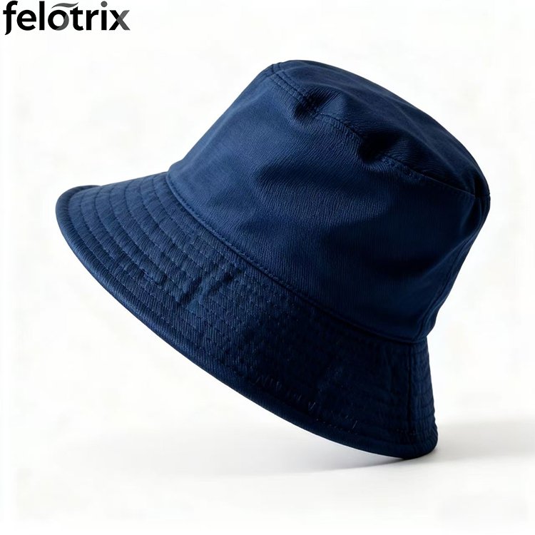 หมวกทรงบักเก็ตยีนส์สีพื้นสไตล์เกาหลีสำหรับผู้หญิง ลำลอง ทันสมัย ​​และใช้งานได้หลากหลาย