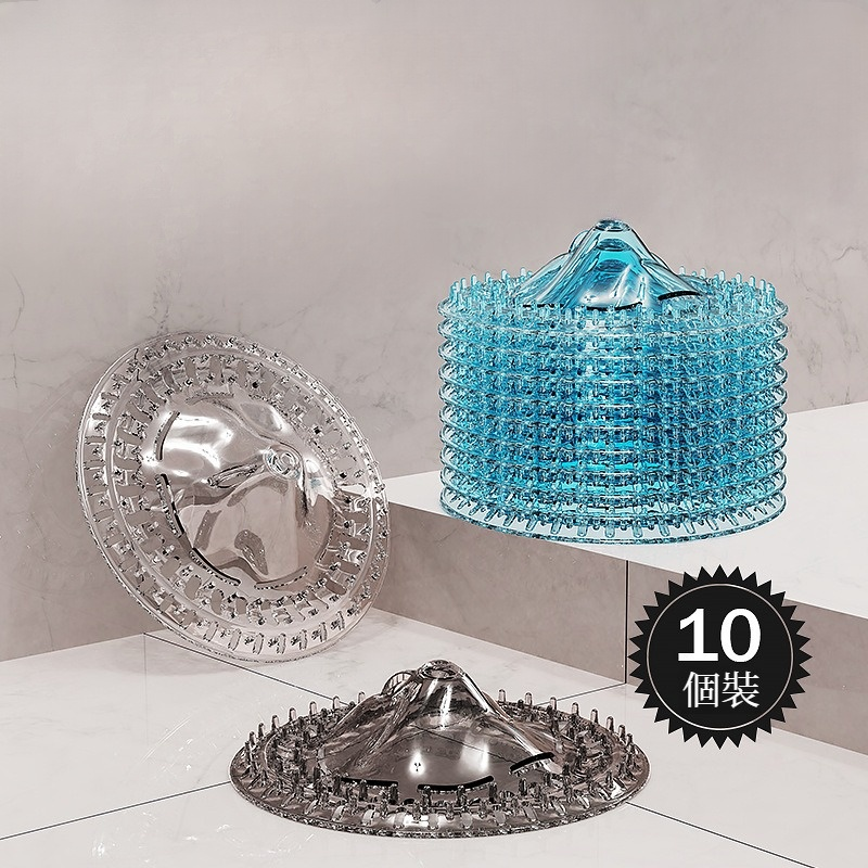 浴室懒人地漏毛发防堵神器10只装方便实用