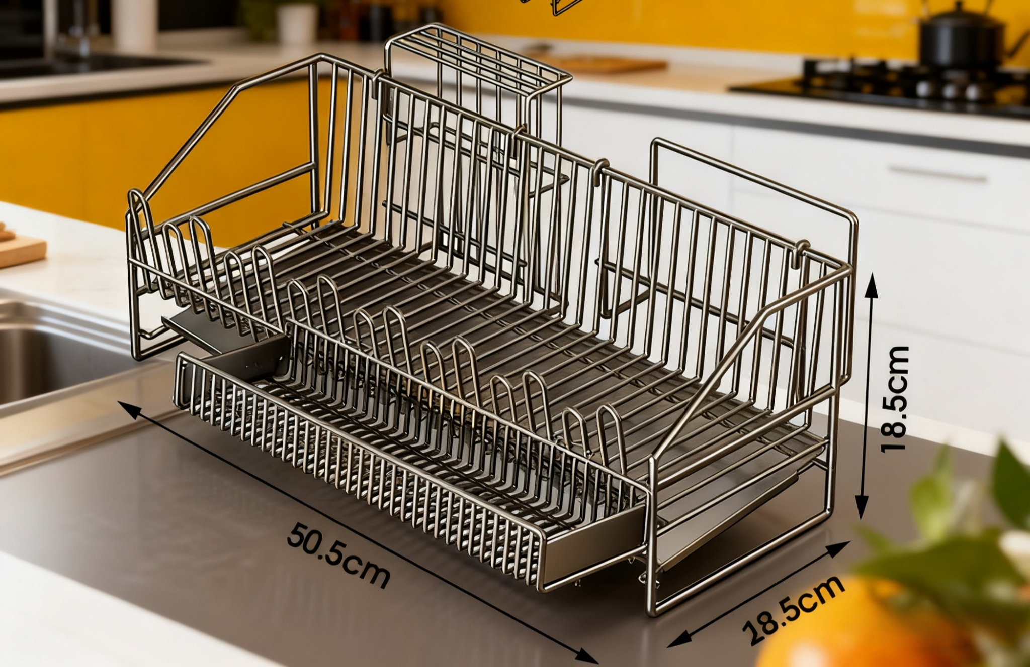 Compact kitchen storage solution for small spaces