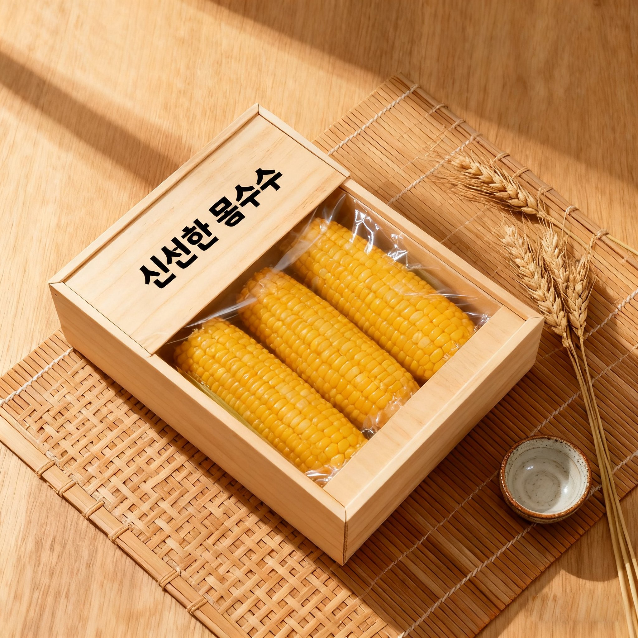 달콤한 맛의 옥수수 상품 사진