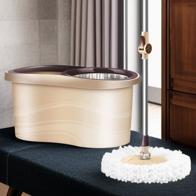 가정용 원터치 전자동 회전 밀대 손세탁 밀대통 게으름뱅이 밀대통 탈수 세트