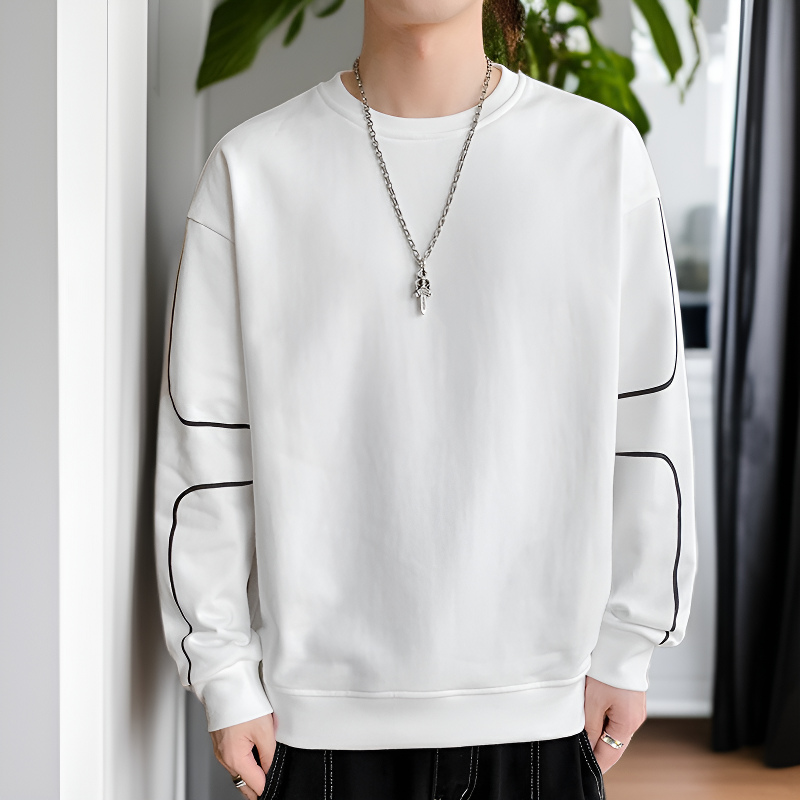 남성 캐주얼 긴팔 스웨트셔츠