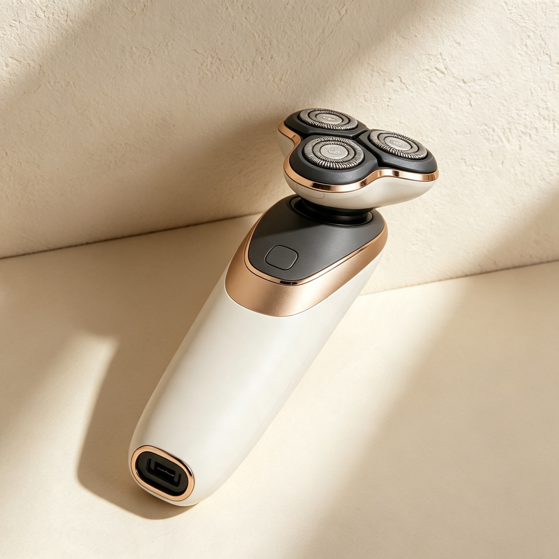 Three-head electric shaver