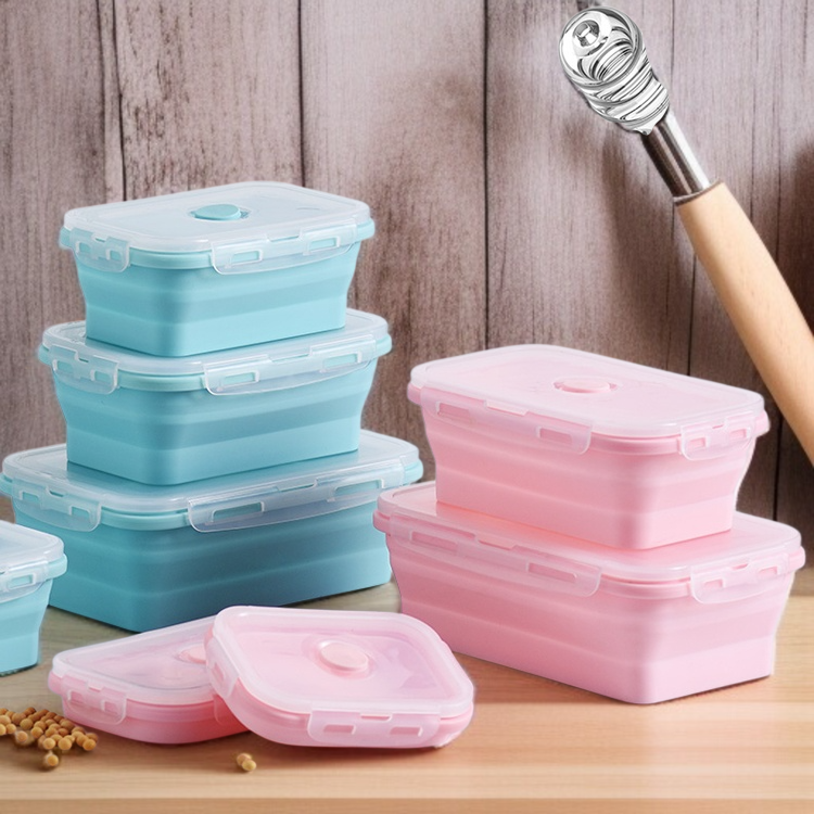 矽膠折疊便當盒