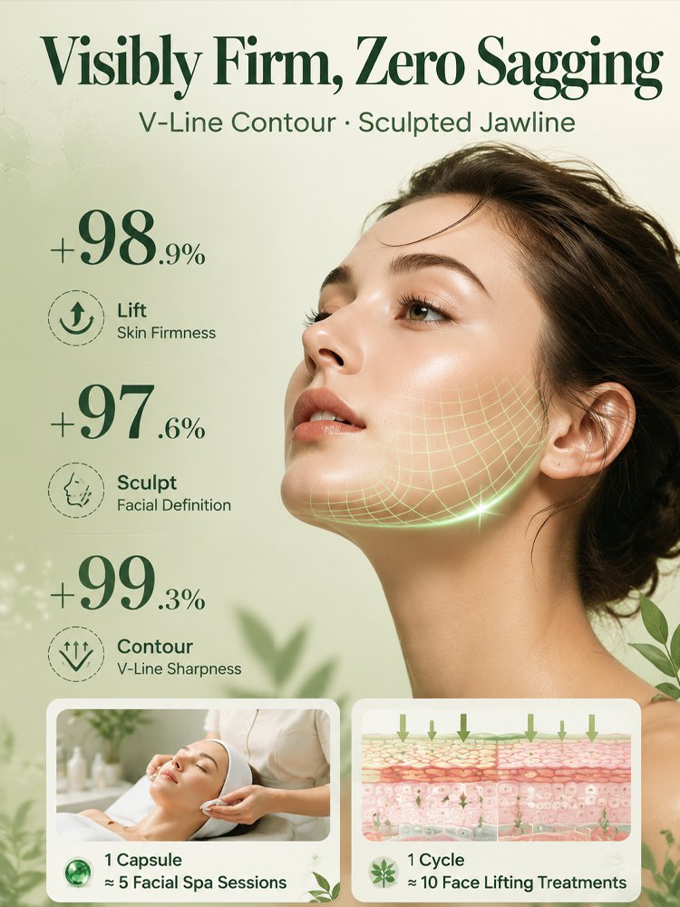 [No injections, no pills]  V-face lifting band