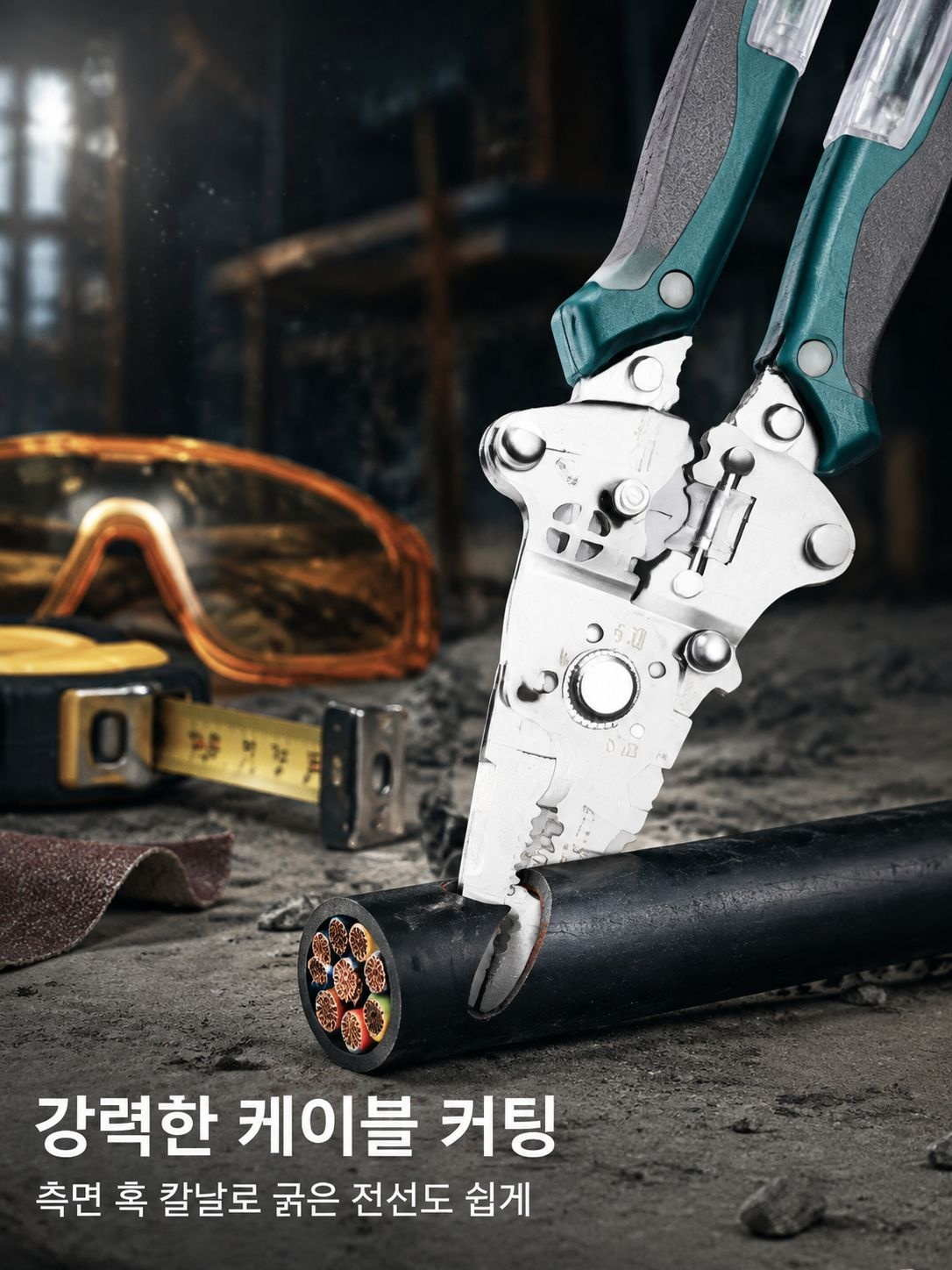 전기 작업에 적합한 멀티 와이어 스트리퍼