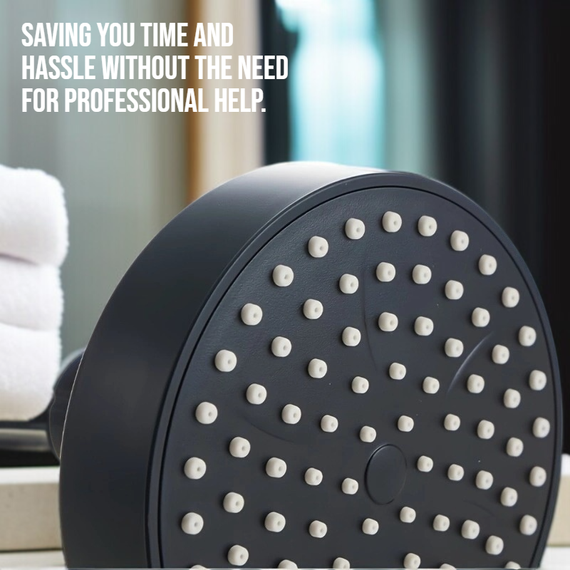 Easy to install wall mounted showerhead with adjustable angle