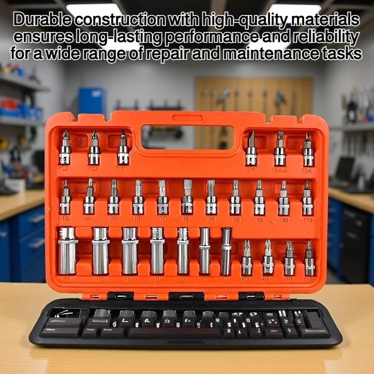 53-piece multi-functional repair tool set