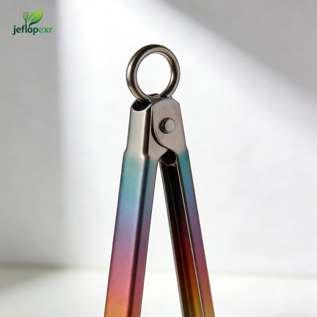 Pinzas para alimentos de acero inoxidable engrosadas (paquete de 2)