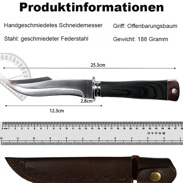 Hochharter multifunktionaler Outdoor-Messer