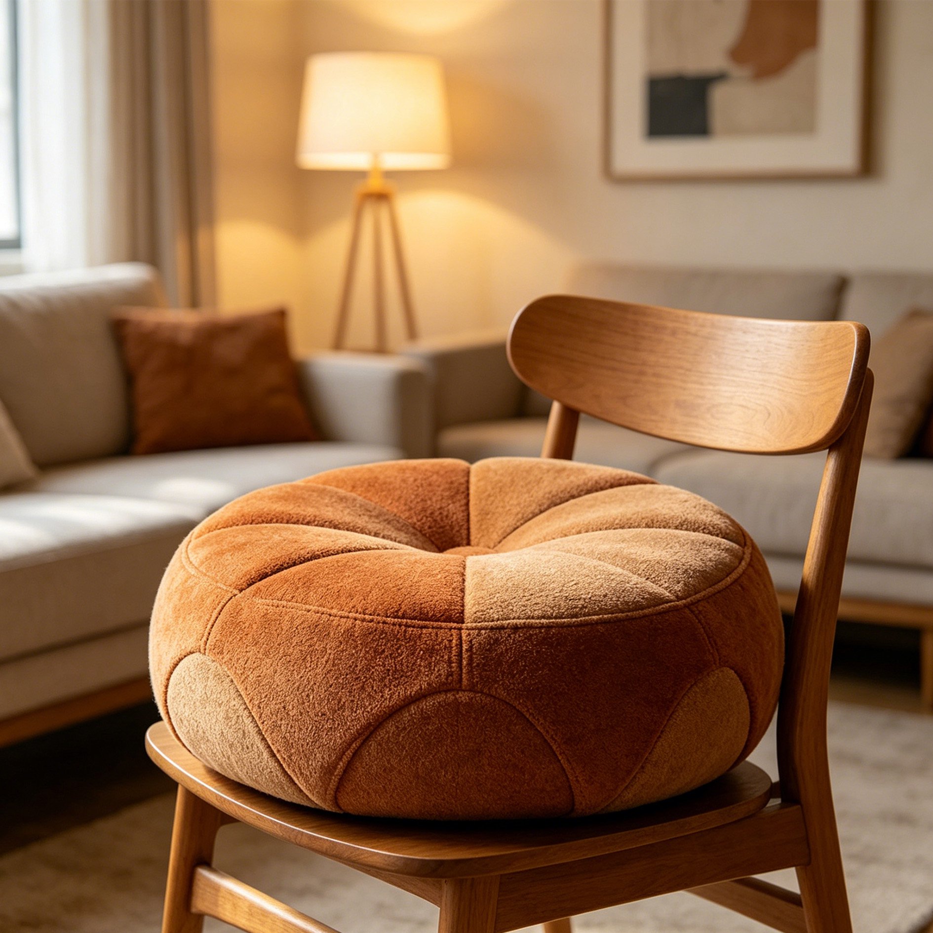 Coussin de siège en mousse à mémoire épaisse