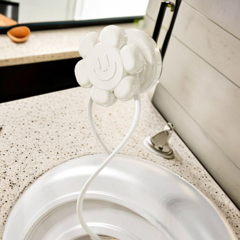 펀치 없는 꽃형 흡착식 도어 핸들