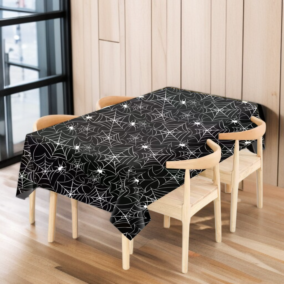 다양한 컬러의 테마 파티 식탁보