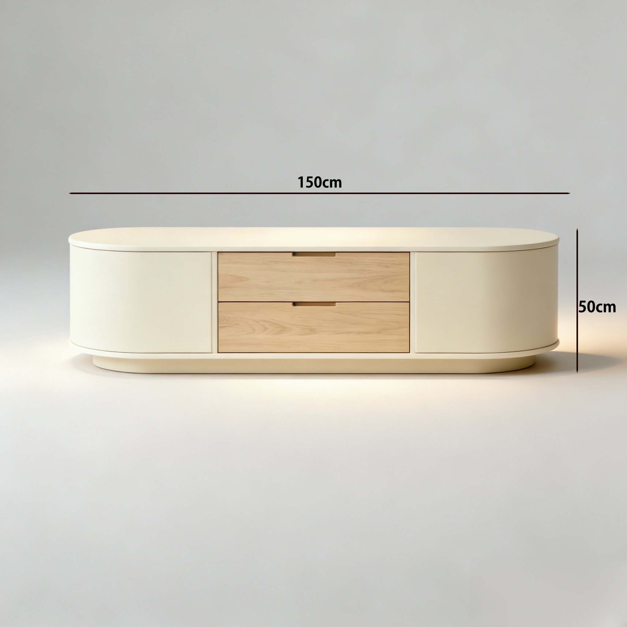 リビングに設置した収納付きテレビ台