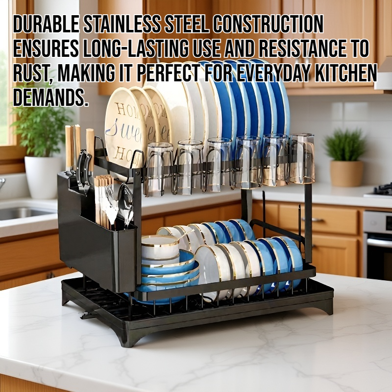 Multifunctional dish rack