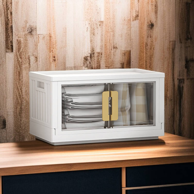 組み立て不要収納キャビネット