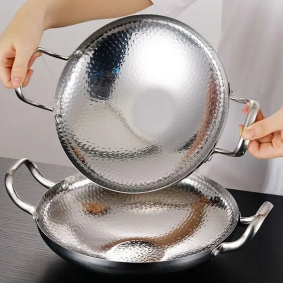 หม้อแห้งลายเกล็ดหิมะตอกลาย