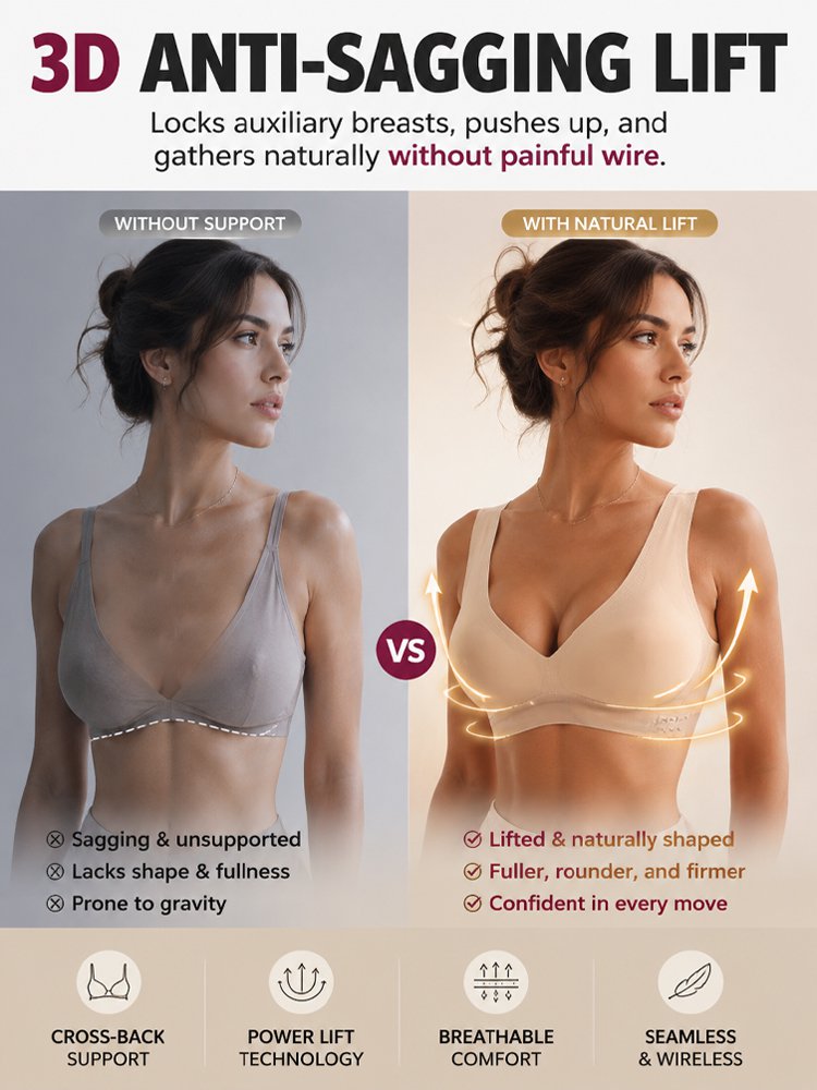 [Instant Posture Correction] Perfect Posture Wire-Free Bra