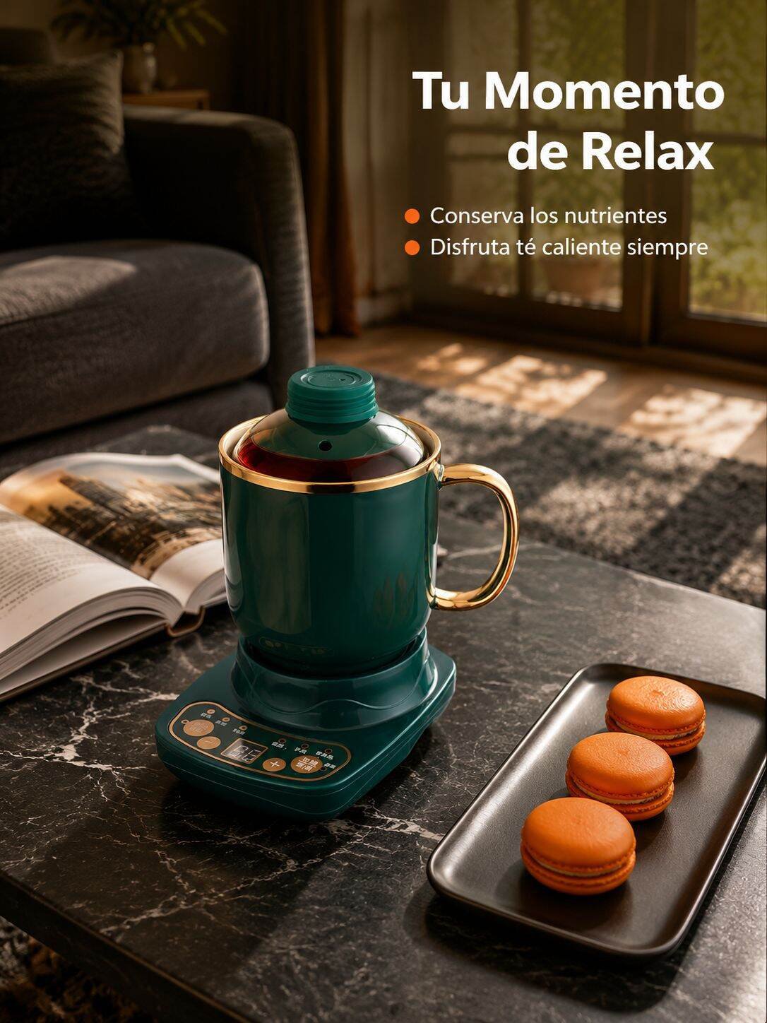 Taza eléctrica portátil fácil de limpiar