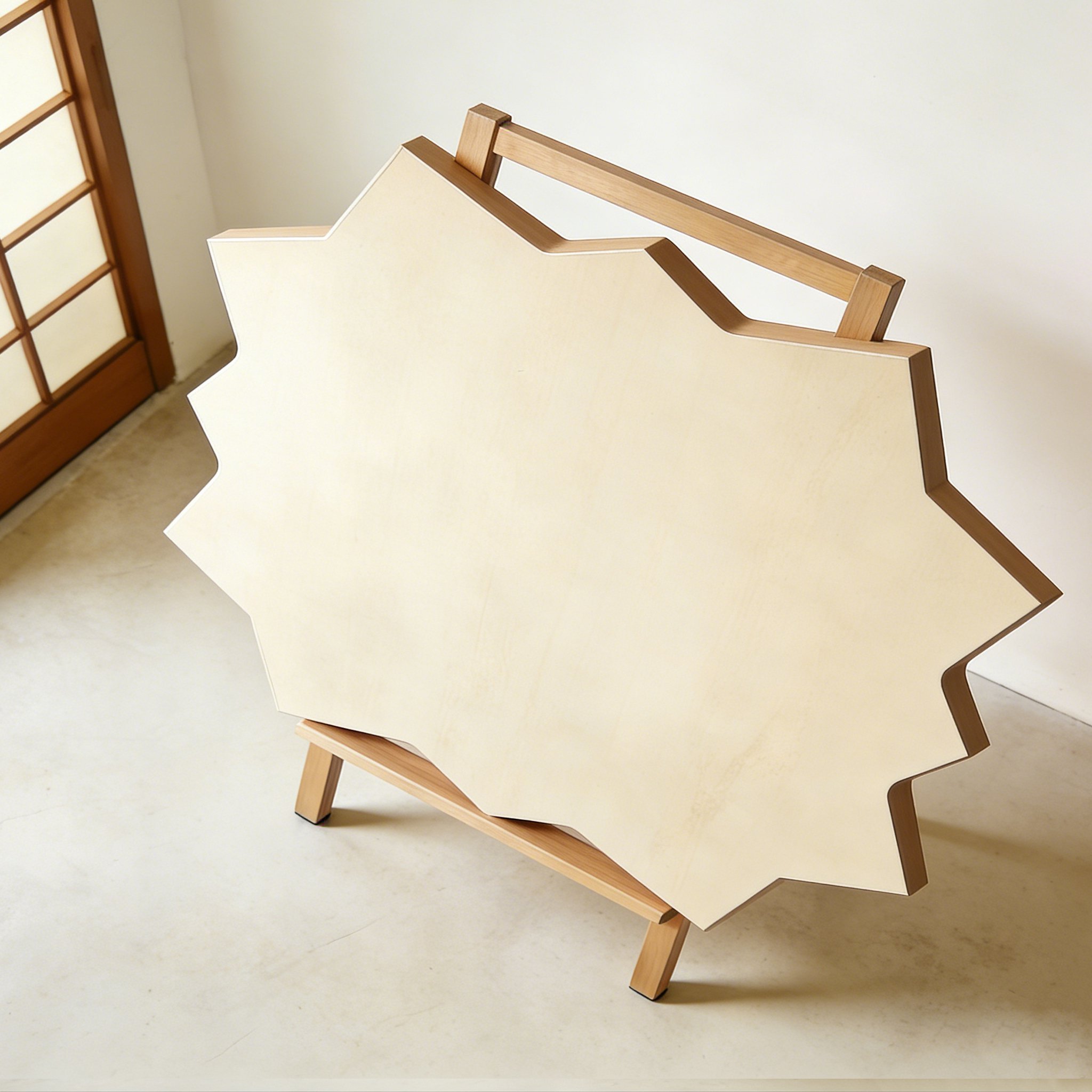 불규칙 도화지 다양한 크기와 모양