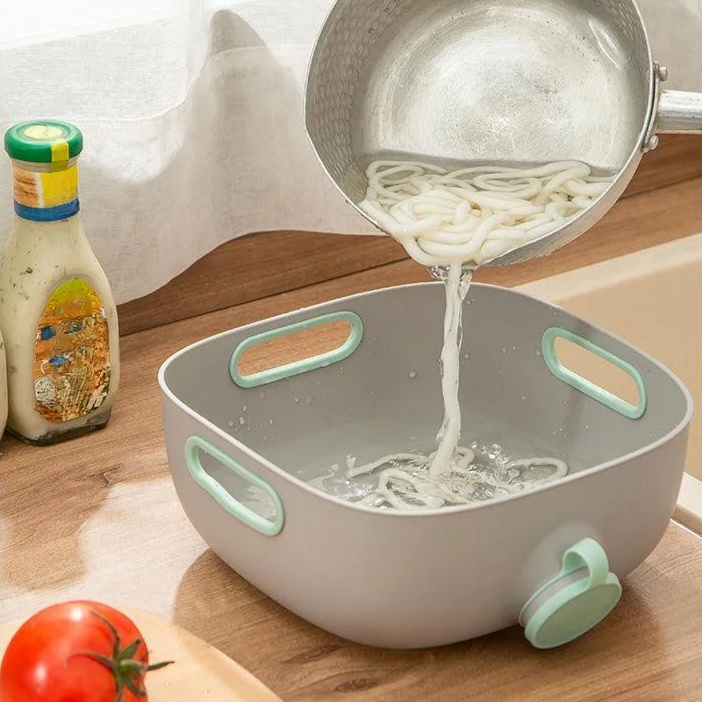 キッチン用野菜洗い水切りバスケット