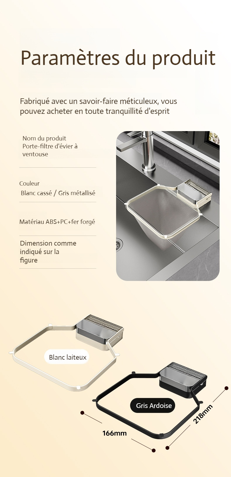 Durable kitchen sink rack for efficient draining